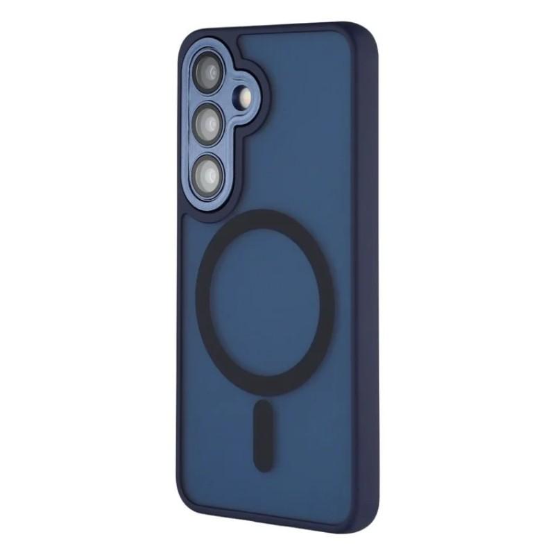 For Samsung Galaxy S24 Ultra Magnetic Case TPU + PC Phone Back Cover