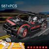 Строительные блоки спортивного автомобиля с дистанционным управлением MOC City Super Racing Модель автомобиля Кирпичи Украшение рабочего стола Детские рождественские подарки