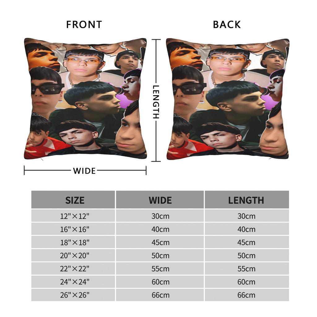 Rapper M-Milo J Pillow Case Soft Pillow Cover Fashion Pillowcases For Sofa Bedroom Home Decor