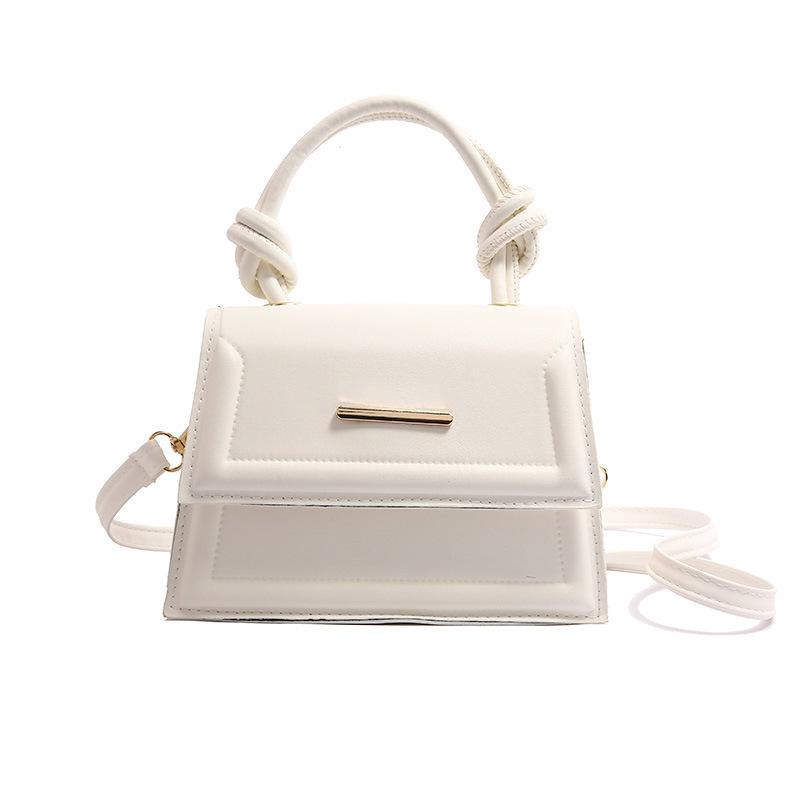 Маленькая сумка женская сумочка новая простая сумка-мессенджер однотонная маленькая свежая зарубежная текстура для поездок на работу на плечо маленькая квадратная сумка