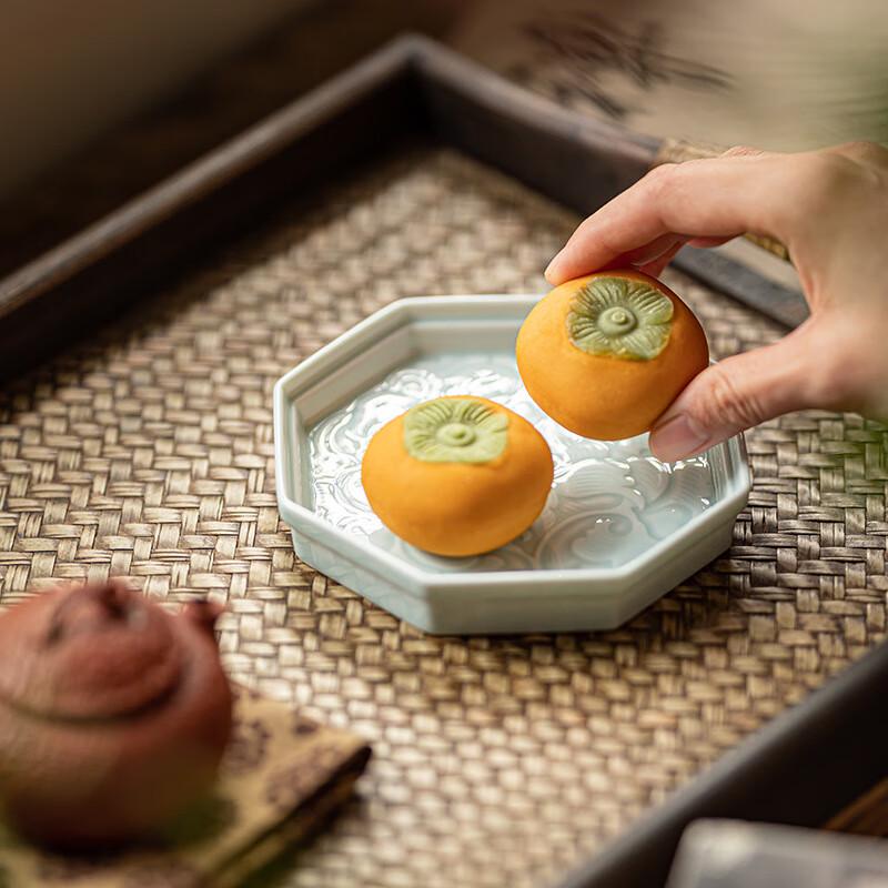 Китайская керамическая тарелка для чая, закусок и фруктов