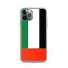 Coque iPhone - Multicolore - Drapeau Émirats Arabes Unis - Souple - Silicone - Vertical