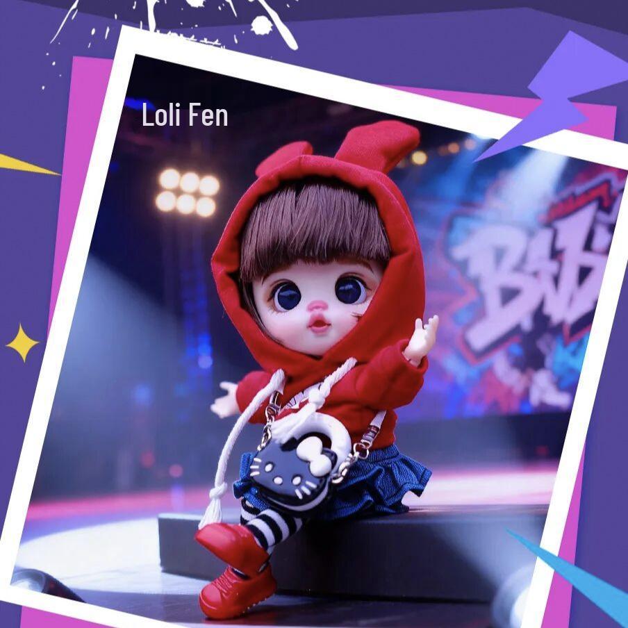 Loli Fen Модный Телефонный Брелок-Игрушка Силиконовая Кукла-Переодевашка - Милая Девочка Подарок на День Рождения Украшение