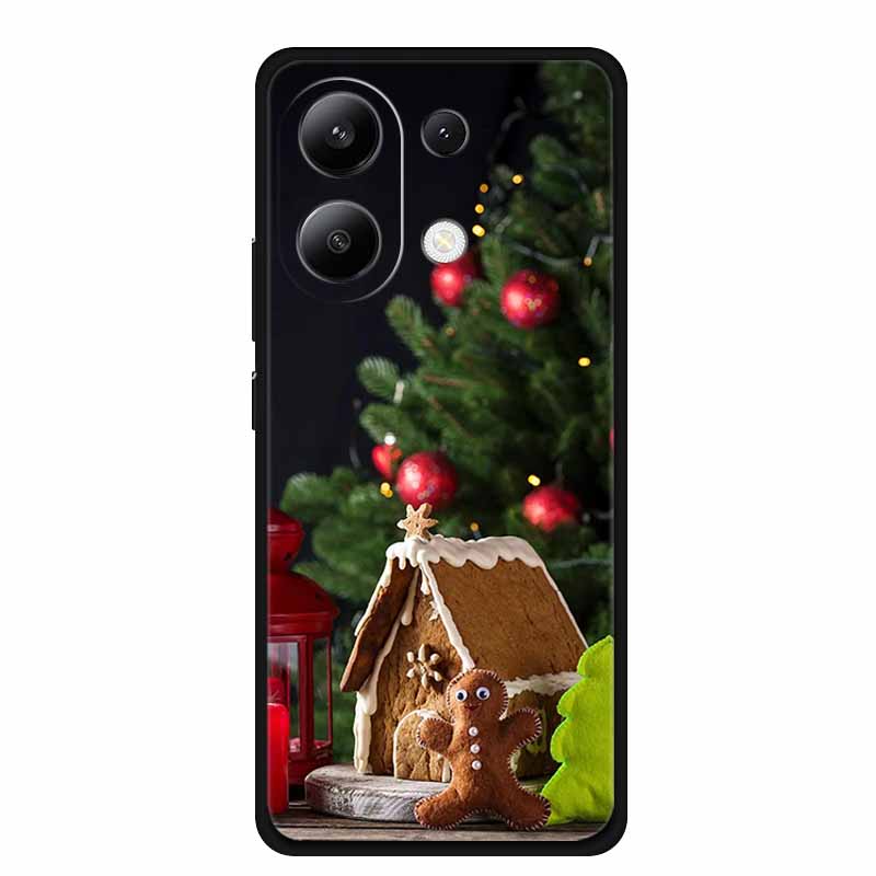 Christmas Case For Redmi Note 13 4G 5G Case Note13 Pro 5G 4G 13R Pro Soft TPU Silicone Covers for Xiaomi Redmi Note 13 Pro Plus