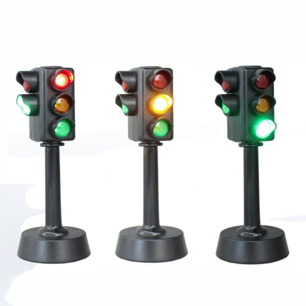 Acousto Optic System Mini Traffic Light LED Model Road Light Traffic Light Model  Kids Toys