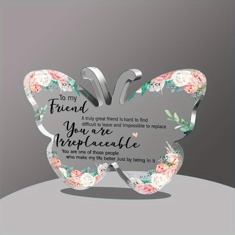 Butterfly Friendship Plaque - Heartfelt Gift for Best Sisters & Friends