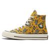 Converse Chuck 70 1970s Versatile Comfortable Abrasion Resistant High Top Canvas Shoes Unisex Yellow Print
