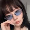 Женские солнцезащитные очки, мужские и женские модные безободковые солнцезащитные очки, металлические солнцезащитные очки