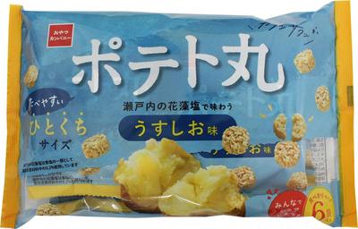 [Официальный] Oyatsu Company Potato Maru Sushi Flavor 6 пакетиков 108 г x 15 пакетиков (Один укус, съедобный для одного человека, закуска для совместного использования)