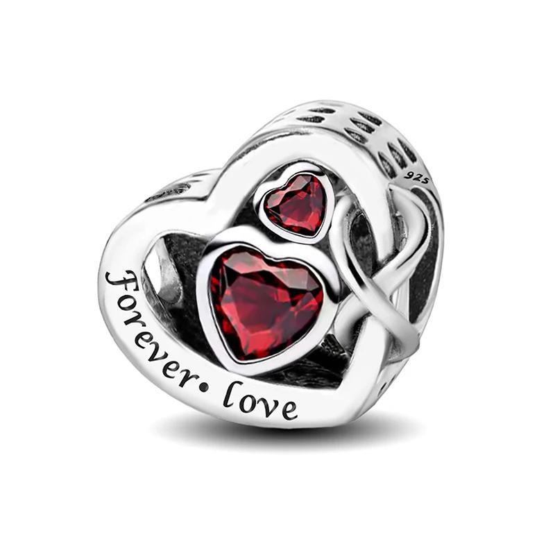 Медная Взрывная Любовь Кролика Сердце Бант Эльф Серия Подвеска Подходит Модный Браслет Высокое Качество DIY Ювелирные Изделия