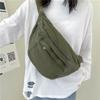 Large Capacity Waist Bags For Men Casual Canvas Waist Packs Multifunctional Travel Unisex Belt Bag Army Green Fanny Chest Bags