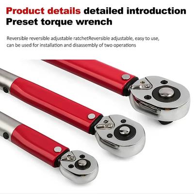 Динамометрический ключ 5-210 Н·м 1/2'' 3/8'' 1/4'' Двунаправленный предустановленный динамометрический ключ велосипед мотоцикл автомобиль ручные инструменты и адаптеры