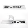 3D ABS Logo Letters Car Trunk Fender Side Badge Decal For Tesla Model Y Model S Model 3 Model X Space X Emblem Sticker Accessory