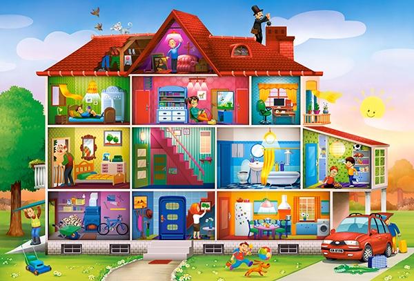 Puzzle 40 pieces Maxi B-040346-1 House Life