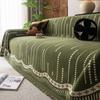 Утолщенные чехлы для диванов Nordic Solid Color Anti-slip Couch Protector Slipcover Chair Blanket for Living Room Decor Accessories