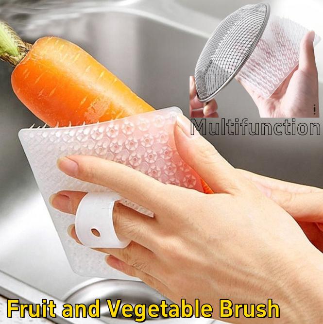 Инструменты для чистки и мытья фруктов и овощей Щетка для чистки Пищевой силикон Картофель Морковь Щетки Кухонная посуда