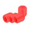 4PCS Cool Universal Rubber Tyre Valve Stem Air Rim Cover Car Valve Caps Accessories
