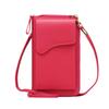 Korean Style Women's Crossbody Mini Phone Bag with Buckle
