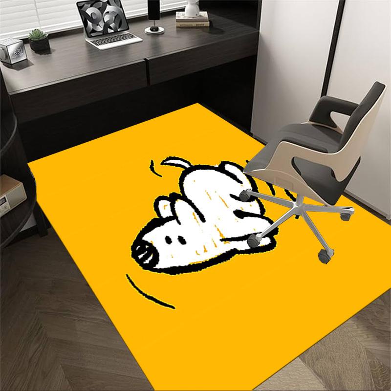 1PC dog nose Non-Slip Floor Carpet Compatible for Office&Living Room&Bedroom&Dining room - Flat- Soft & Pattern, Vibrant Colors-W285