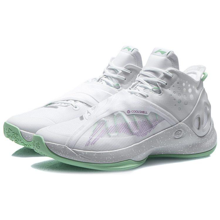 Баскетбольные кроссовки Li Ning Cicada Wing Мужские Средние Белый/Зеленый ABAR081-2