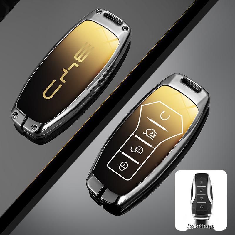BYD Dolphin 22-24 Key Case: Compatible with Han, Song Plus, Tang DMI, Qin Pro, Yuan E2