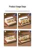 Xi'an Scenic Area 3D Paper Carving Calendar and Sticky Notes Desktop Ornament