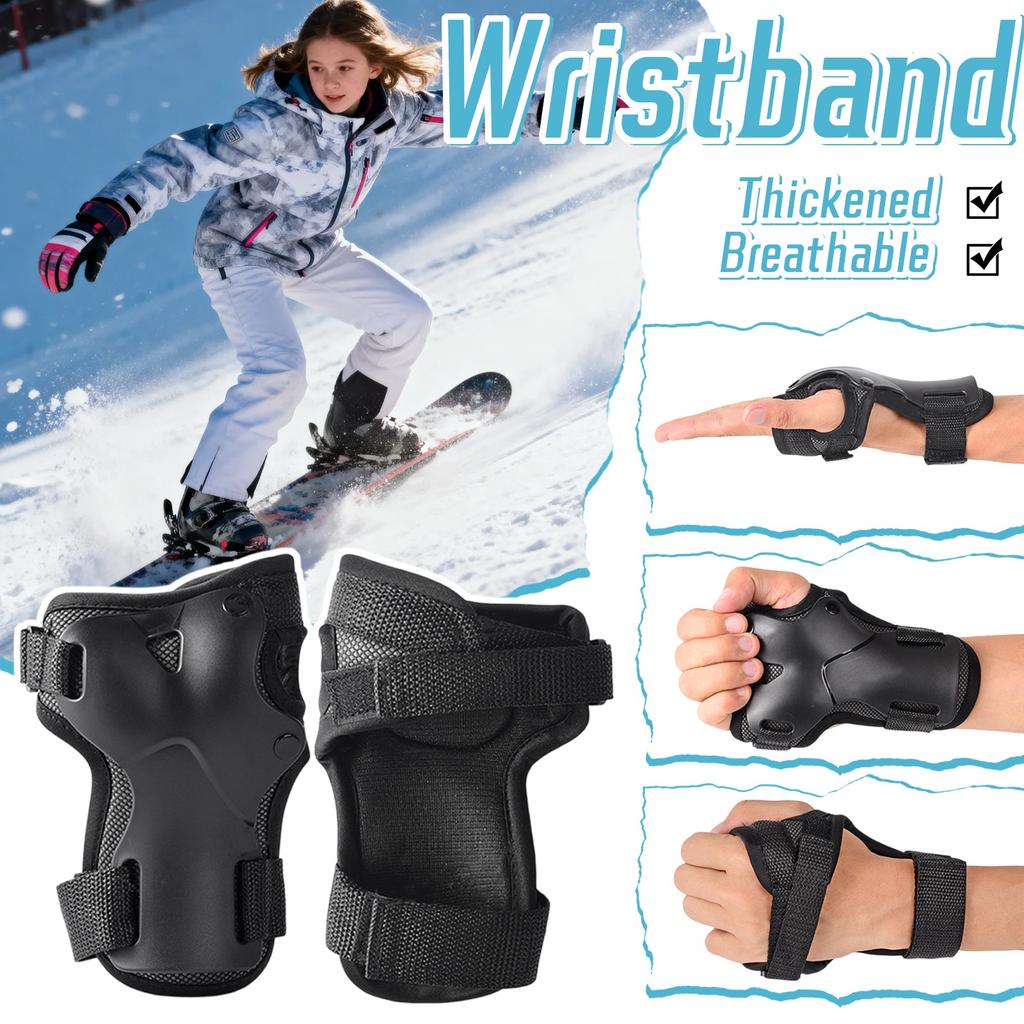 Лыжные перчатки для детей и взрослых, Защита запястий для катания на роликах, Защита запястий для скейтбординга, Защита запястий для лыж, Защита ладоней для катания на коньках