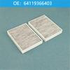 Car Cabin Filter Air Conditioner 64119366403 For G05 G06 G07 G11 G12 G30 G31 518d 520i 525d 530i 725 730 X5 X6 X7 Activated