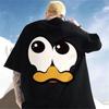 Unisex Summer 100% Cotton Short Sleeve T-Shirt Funny Duck T-Shirt Loose Anime Cartoon Printed Street Wear Oversized T-Shirt