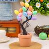 Украшения для пасхальных яиц, искусственные пасхальные яйца, кашпо для деревьев, маленькие пенопластовые пятнистые яйца, настольные фигурки для весенней пасхальной вечеринки, домашний декор