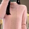 Sweater for Women Autumn Winter Lightweight Warm Knitted Stretchy Long Sleeve Tops