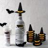 6 шт. Хэллоуин Мини Войлочные Шляпы Ведьмы Декор для Бутылок Вина DIY Ремесло для Хэллоуин Вечеринки Украшения для Домашнего Бара Реквизит Черная Шляпа