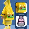 Детский дождевик с капюшоном из ПВХ для мальчиков и девочек, дождевик-пончо, высота 3–5 футов, розовый, синий, желтый