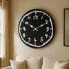 Cartoon Design Digital Wall Clock Special Design Wooden Round Clock  Home Decoration
