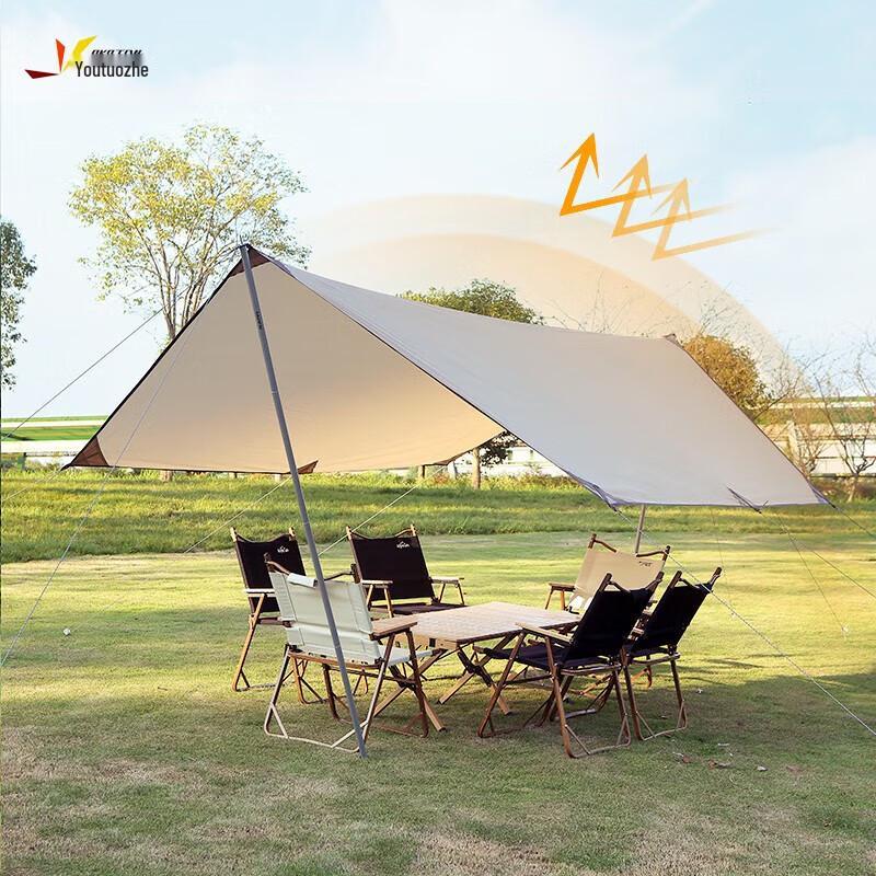 Youtuozhe Outdoor Hexagonal Camping Tarp