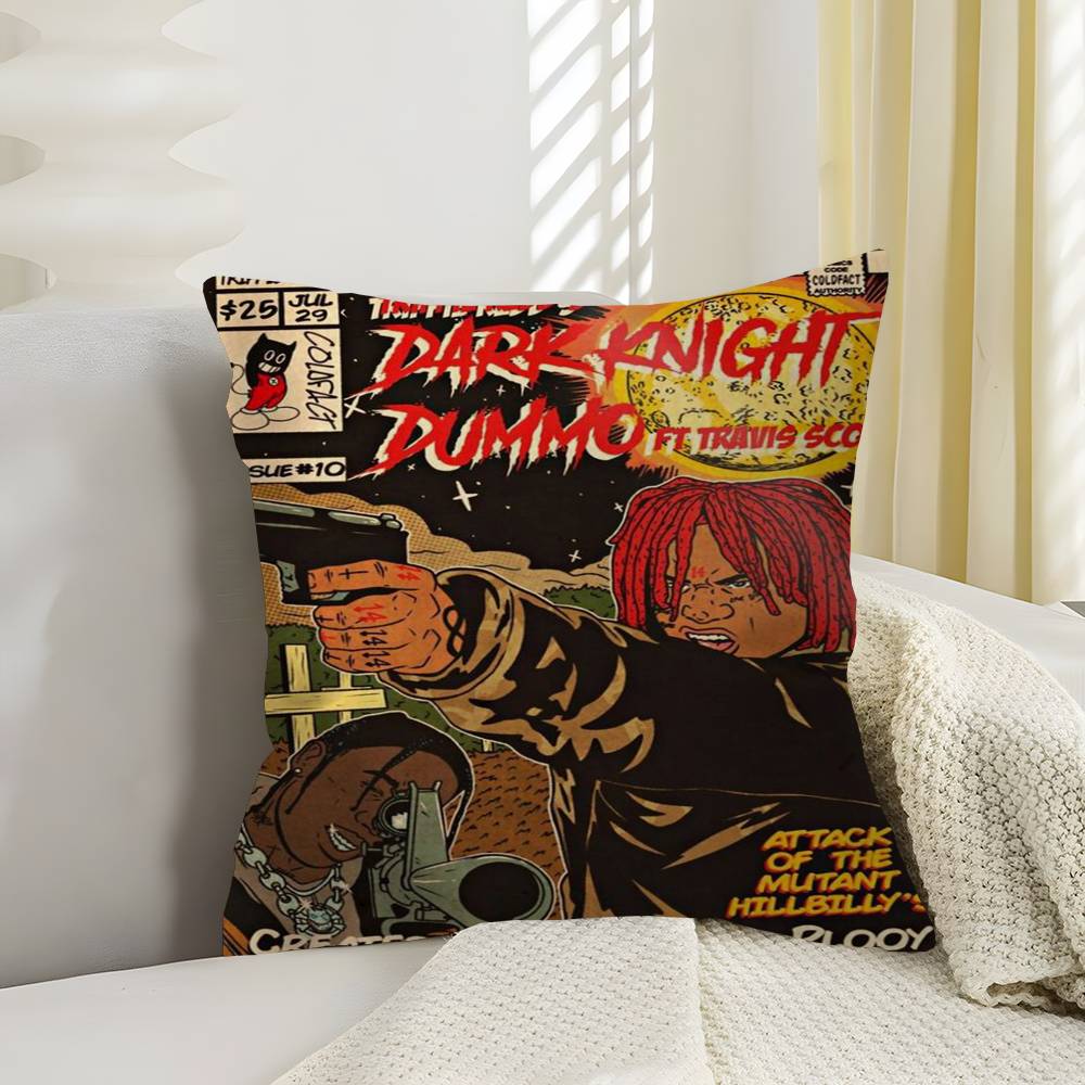 Rapper T-Trippie R-Redds Cushion Cover Polyester Sofa Cushions Decorative Throw Pillows Home Decoration Pillowcover