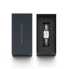 DANIEL WELLINGTON Женские металлические часы QUADRO РИМСКИЕ ЦИФРЫ 5 LINK с квадратным циферблатом
