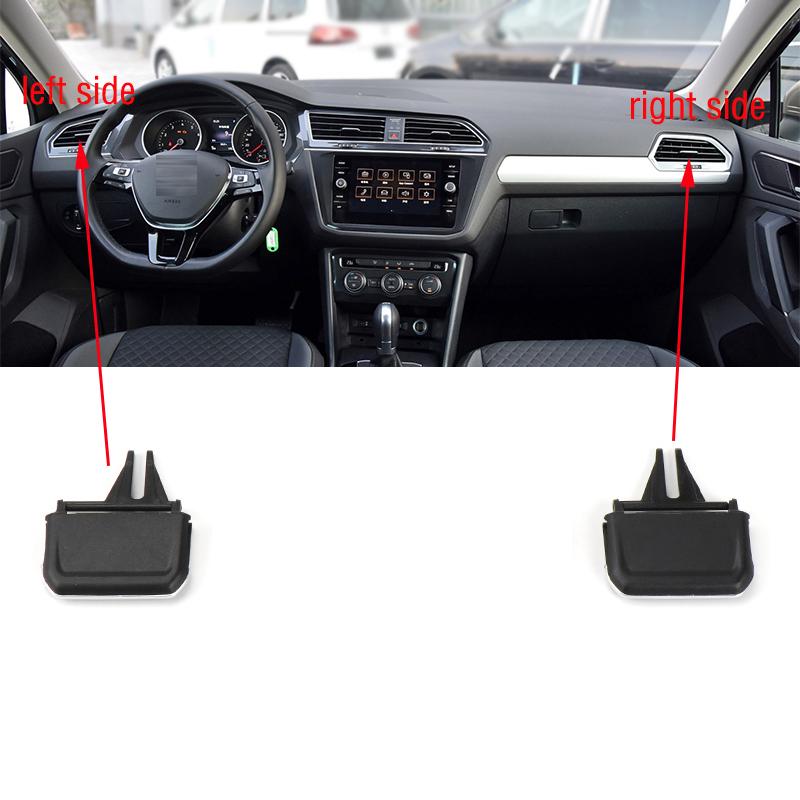 Для VW Tiguan MK2 2017 2018 Автомобильная передняя панель кондиционера на выходе A/C вентиляционные отверстия для кондиционера зажим для вкладки