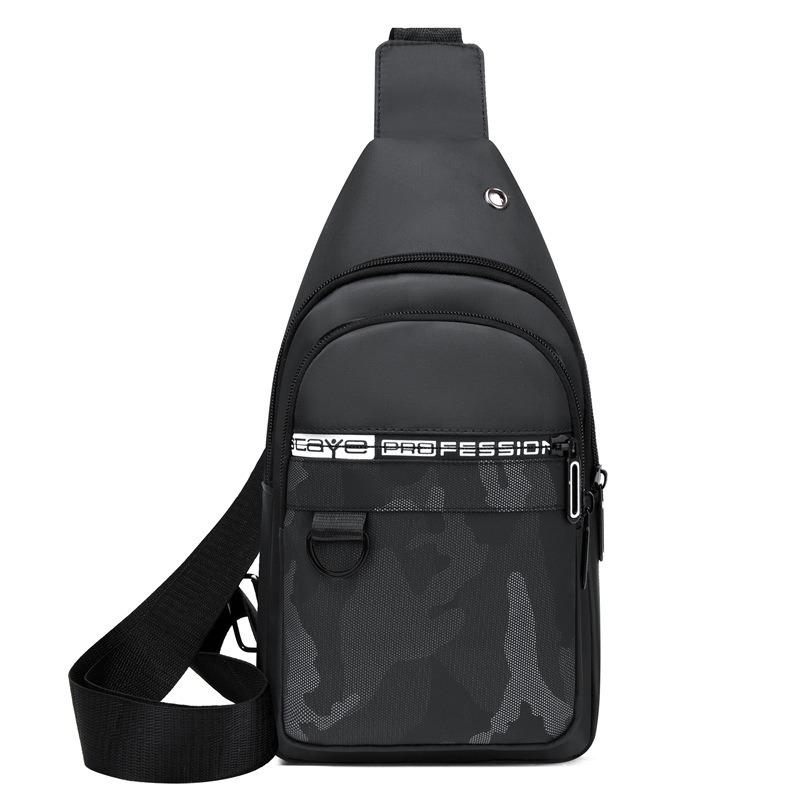 Новая модная мужская нагрудная сумка, сумка-мессенджер для отдыха на открытом воздухе, трендовая маленькая сумка, дорожная наплечная сумка