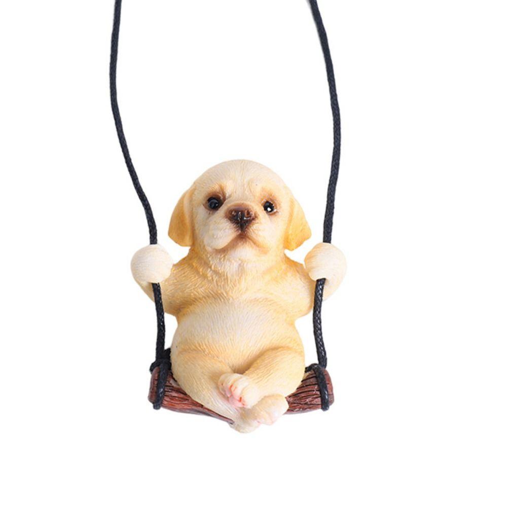 Качающаяся собака зеркало заднего вида подвесная обезьяна зеркало заднего вида украшение на окно автомобиля подвеска для домашнего творчества