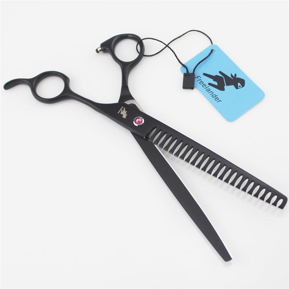 Японские стальные ножницы высокого качества 7,0 ch 7,5 ch, ножницы для домашних животных для ухода за собаками, скорость 45%, ножницы для кошек H