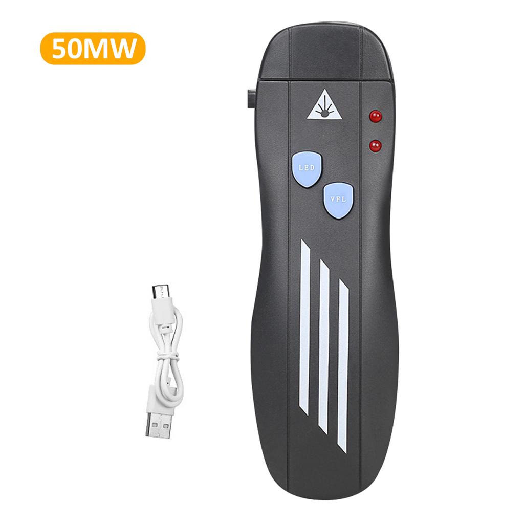 AUA-30G 30mW Visual Fault Locator Kit with 2.5mm Universal Interface, Handheld Fiber Optic Tester