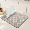 Коврик для сушки посуды Большой абсорбирующий коврик для сушки посуды для кухонной стойки Многофункциональный кофе-ванная комната