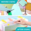Clear Scrapbook Paper Organizers with 30Pcs Indexes Tabs Holds Scrapbook Paper