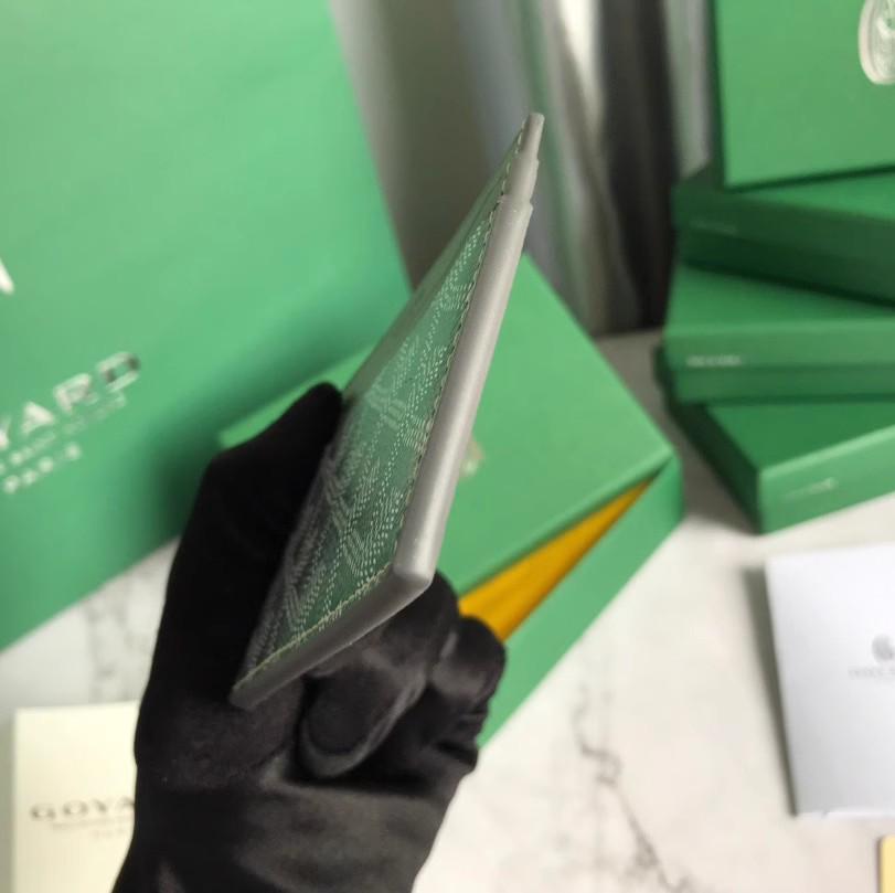 2025 Зубчатый Goyard Унисекс Картхолдер и кошелек - Модный двухслойный дизайн из коровьей кожи