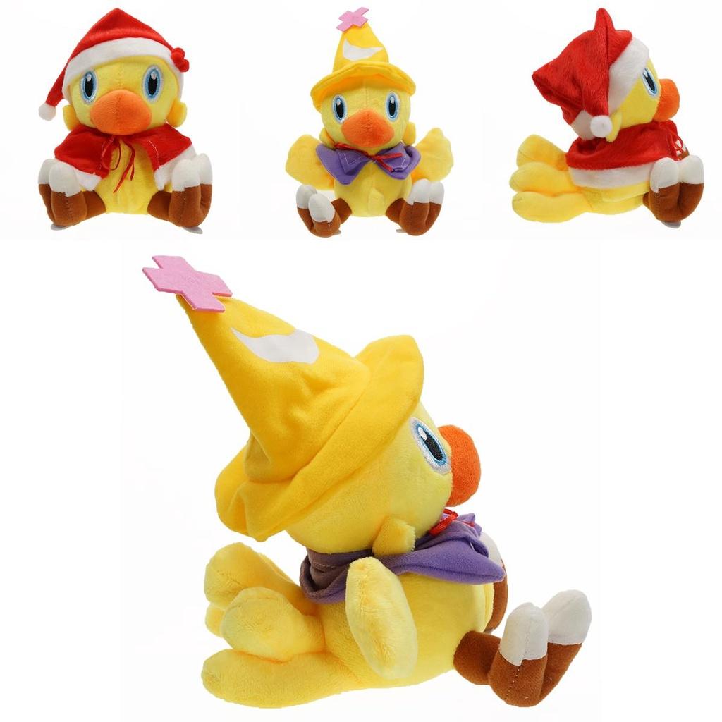 Soft Comfortable Final Fantasy Chocobo Christmas Hat Plush Toy Doll Xmas Gift