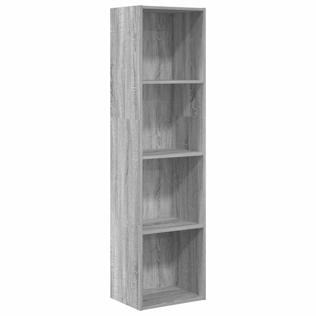 Bookshelf Gray Sonoma 40 x 30 x 152 cm Particleboard