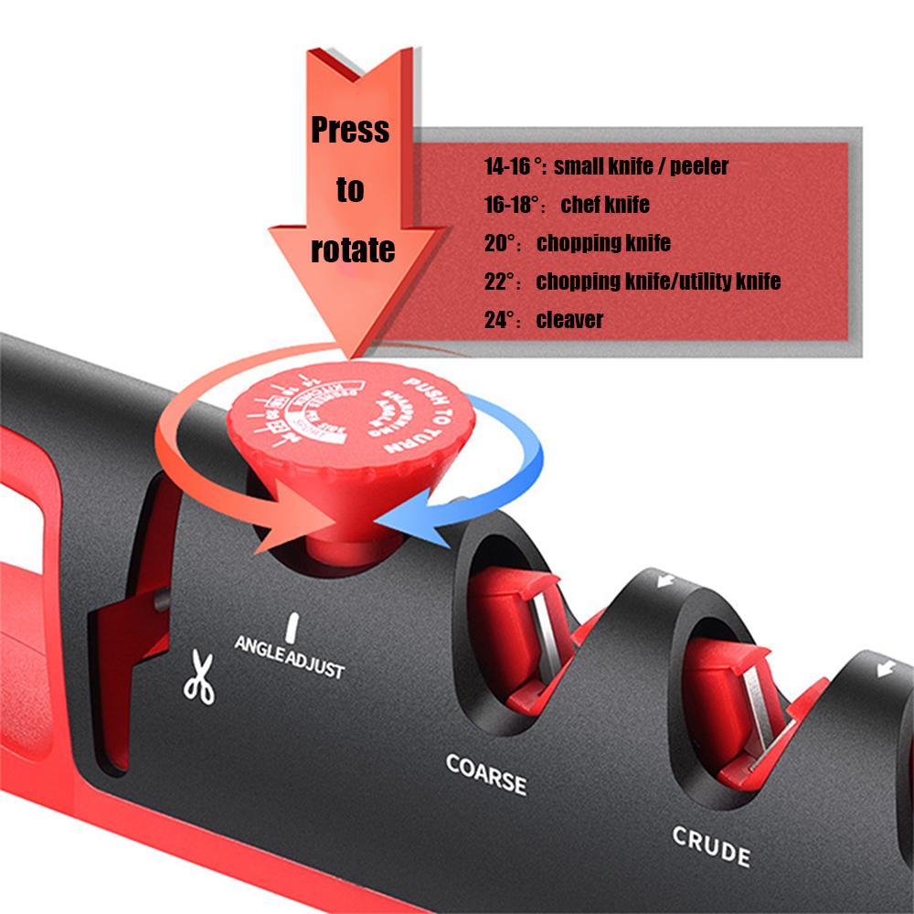 Knife Sharpener 4 In 1 Knife Scissor Manual Kitchen Sharpener Knives Kitchen Accessories Knife Sharpening Slicker