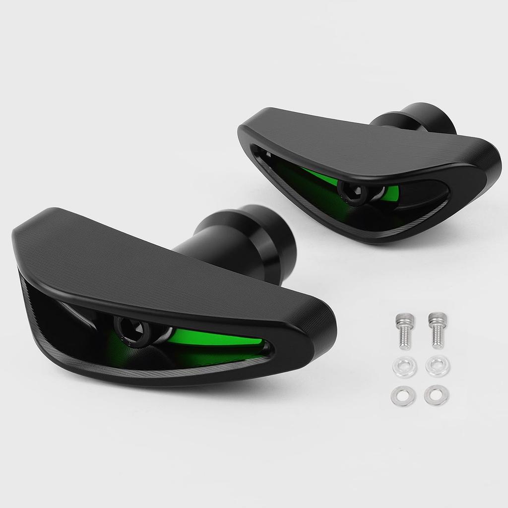 WOOGA Motorcycle Anti-Fall Pad Crash Protection Frame Slider Accessories Compatible with Kawasaki Ninja ZX-25R 2021 2022 2023 2024 ZX-4R SE/ZX-4R