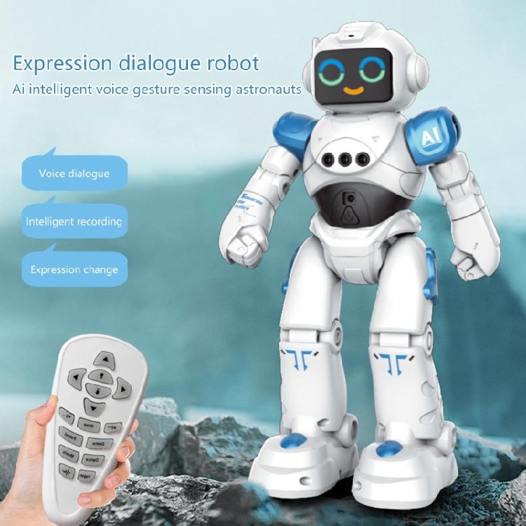 Intelligent Talking Robot With Gesture Sensing Face Expression STEM Robot Toy For Children Educational Entertaining Gift